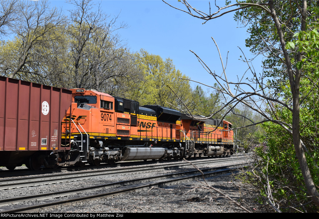 BNSF 7720 9074